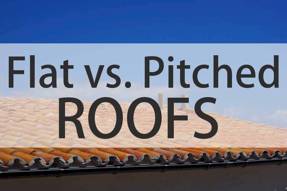 Flat vs. pitched roofs